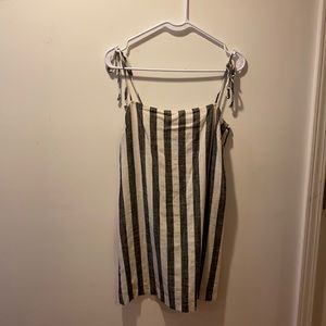 Skylar & Madison Strapless grey/white mini dress